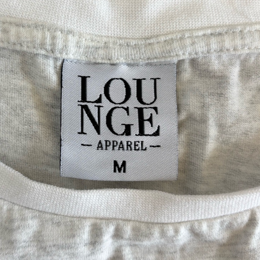 Lounge Apparel 2-pc Tee Shirt & Shorts Set Womens M Loungewear PJs Grey Marl - Picture 6 of 14